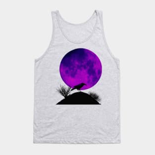 Raven and full moon Tank Top